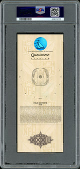 John Elway Autographed 1998 Super Bowl XXXII Ticket Denver Broncos PSA 10 Auto Grade Near Mint/Mint 8 PSA/DNA Stock #262027