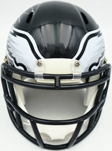 Eric Allen Autographed Philadelphia Eagles Black 2022 Alternate Speed Mini Helmet Beckett BAS QR Stock #261891