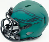 Eric Allen Autographed Philadelphia Eagles Rave Green Speed Mini Helmet Beckett BAS QR Stock #261893