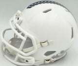Brian Urlacher Autographed Chicago Bears White 2024 Salute To Service Speed Mini Helmet "USA" Beckett BAS Witness Stock #261927