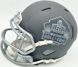 Brian Urlacher Autographed Hall of Fame Slate Gray Speed Mini Helmet "HOF 18" Beckett BAS Witness Stock #261928