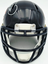Dan Hampton Autographed Chicago Bears Blue Speed Mini Helmet Beckett BAS Witness Stock #261961