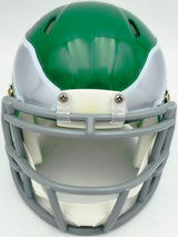 LeSean McCoy Autographed Philadelphia Eagles Green 2023 Alternate Speed Mini Helmet (In Black) Beckett BAS Witness Stock #261962