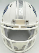 LeSean McCoy Autographed Buffalo Bills White Rivalries Speed Mini Helmet Beckett BAS Witness Stock #261965