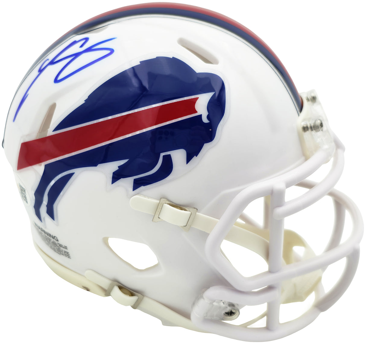 LeSean McCoy Autographed Buffalo Bills White Speed Mini Helmet JSA Witness Stock #261966