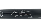 Jose Canseco Autographed Black Louisville Slugger Pro Stock Baseball Bat Oakland A's "88 AL MVP 40/40" Beckett BAS Witness Stock #261880