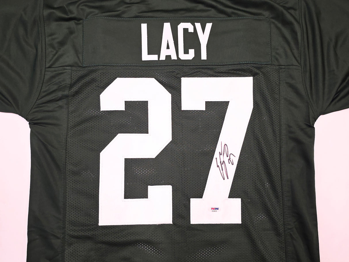 Green Bay Packers Eddie Lacy Autographed Green Jersey PSA/DNA Stock #261848