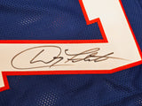 Buffalo Bills Doug Flutie Autographed Blue Jersey Beckett BAS Witness Stock #261912