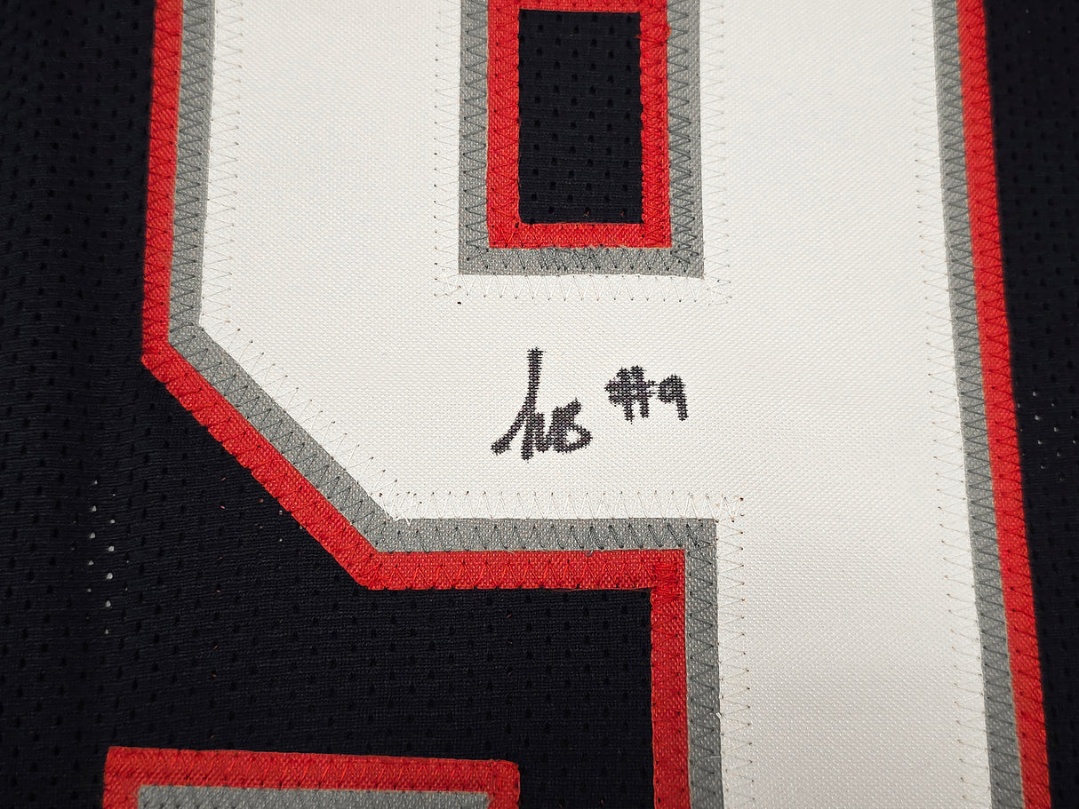 New England Patriots Kayshon Boutte Autographed Blue Jersey Beckett BAS Witness Stock #261913