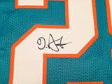 Miami Dolphins De'Von Achane Autographed Teal Jersey Beckett BAS Witness Stock #261450