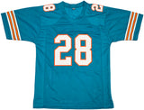 Miami Dolphins De'Von Achane Autographed Teal Jersey Beckett BAS Witness Stock #261450