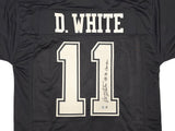 Dallas Cowboys Danny White Autographed Blue Jersey "SB XII Champs" Beckett BAS Witness Stock #260078
