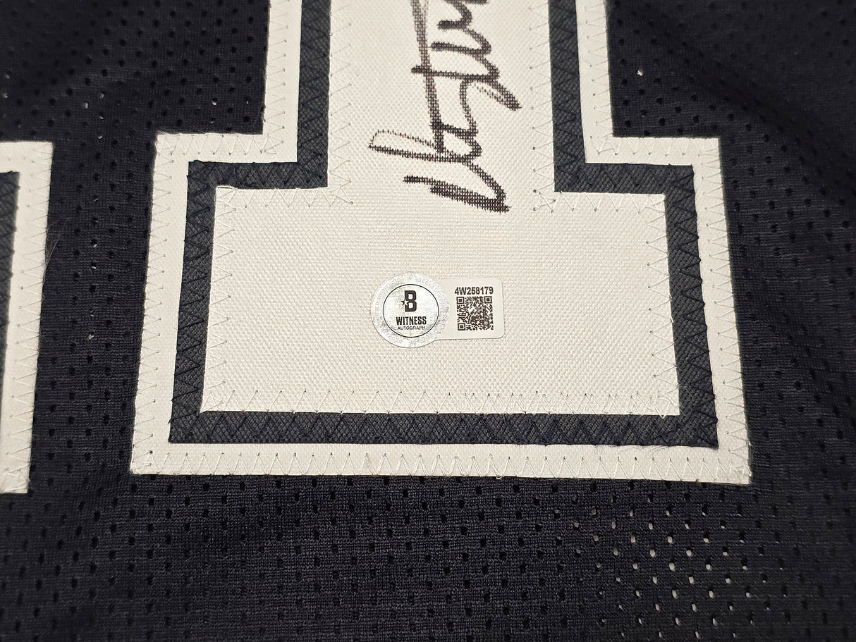 Dallas Cowboys Danny White Autographed Blue Jersey "SB XII Champs" Beckett BAS Witness Stock #260078