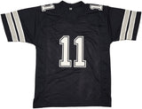 Dallas Cowboys Danny White Autographed Blue Jersey "SB XII Champs" Beckett BAS Witness Stock #260078