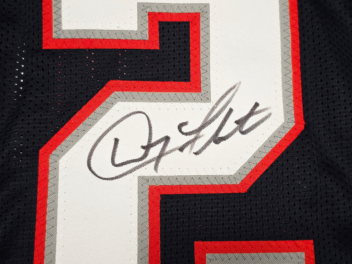 New England Patriots Doug Flutie Autographed Blue Jersey Beckett BAS Witness Stock #260076