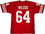 San Francisco 49ers Dave Wilcox Autographed Red Jersey "HOF 2000" Beckett BAS QR Stock #261917