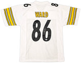 Pittsburgh Steelers Hines Ward Autographed White Jersey Beckett BAS Witness Stock #261911