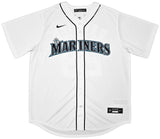 Seattle Mariners Cal Raleigh Autographed White Nike Jersey Size L Fanatics & MLB Holo Stock #261867