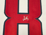 Washington Capitals Alex Ovechkin Autographed White Jersey Beckett BAS QR Stock #261918
