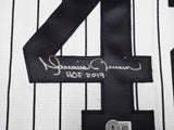 New York Yankees Mariano Rivera Autographed White Pinstripe Nike Jersey Size XL "HOF 2019" Beckett BAS QR Stock #261403