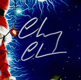 Chevy Chase Autographed 11x17 Movie Poster Christmas Vacation Clark Griswold (In Silver) Beckett BAS QR Stock #261946