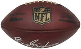 Barry Sanders Autographed Official NFL Leather Game Prepped Football Detroit Lions Beckett BAS QR Stock #260174
