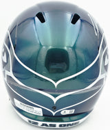 Kenneth Walker III Autographed Seattle Seahawks Metallic Green Full Size Rivalry Speed Replica Helmet "SB LX MVP" Beckett BAS Witness Stock #262128