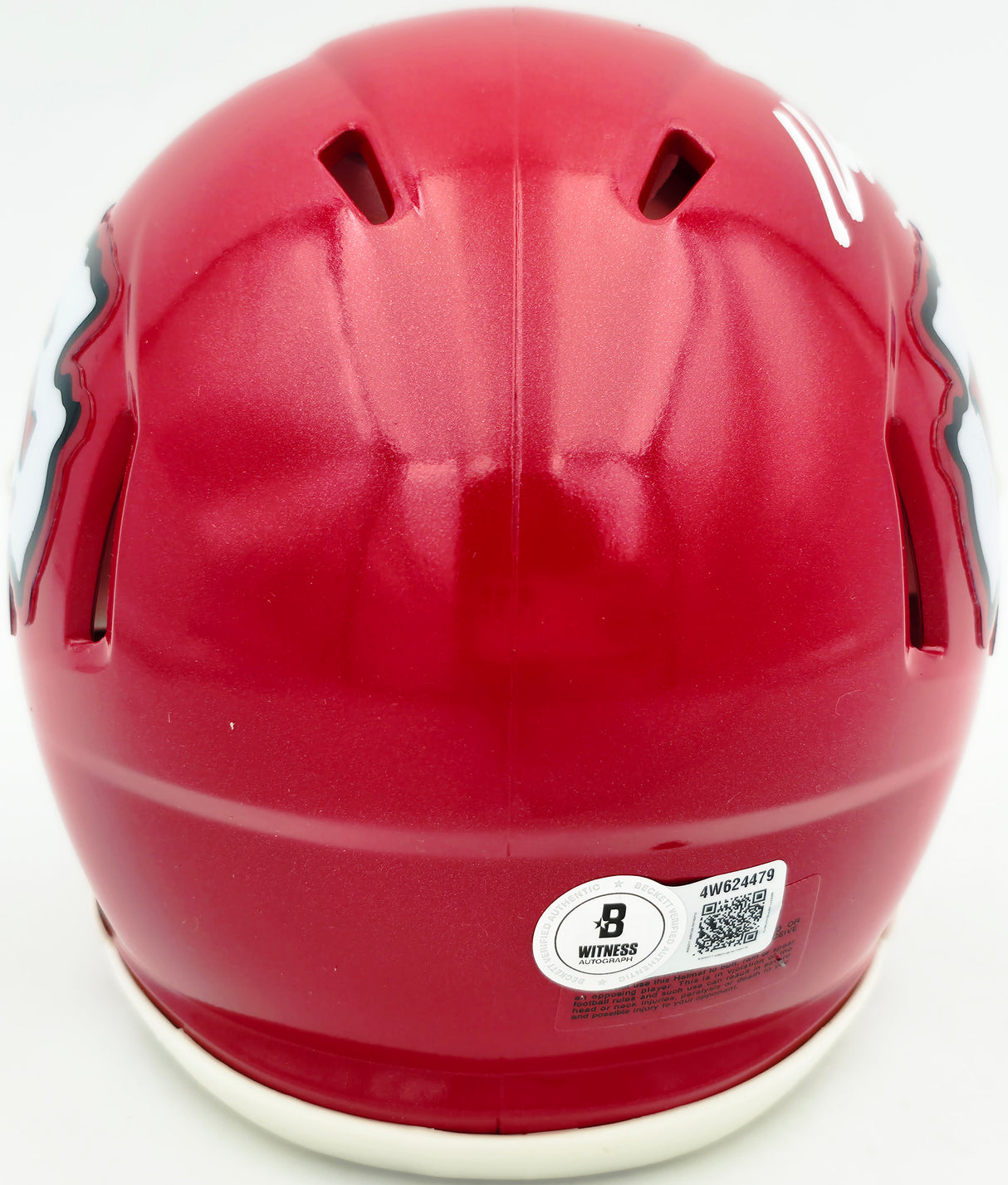 Kenneth Walker III Autographed Kansas City Chiefs Red Speed Mini Helmet Beckett BAS Witness Stock #262139