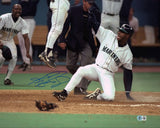 Ken Griffey Jr. Autographed 16x20 Photo Seattle Mariners "The Dogpile" Beckett BAS Witness Stock #262147