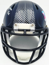 Jaxon Smith-Njigba Autographed Seattle Seahawks Blue Super Bowl LX Champions Logo Speed Mini Helmet Fanatics Holo Stock #262361