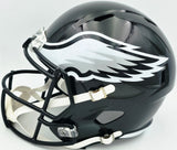 Jason Kelce Autographed Philadelphia Eagles Black 2022 Alternate On-Field Full Size Speed Replica Helmet PSA/DNA ITP Stock #262329
