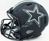 George Pickens Autographed Dallas Cowboys Eclipse Black Full Size Speed Replica Helmet JSA Witness Stock #262390