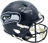 Jaxon Smith-Njigba Autographed Seattle Seahawks Blue Super Bowl LX Champions Logo Full Size Authentic Speed Helmet Fanatics Holo Stock #262359