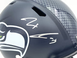 Jaxon Smith-Njigba Autographed Seattle Seahawks Blue Super Bowl LX Champions Logo Full Size Speed Replica Helmet Fanatics Holo Stock #262360