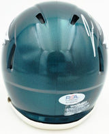 Jason Kelce Autographed Philadelphia Eagles Green Speed Mini Helmet PSA/DNA ITP Stock #262330