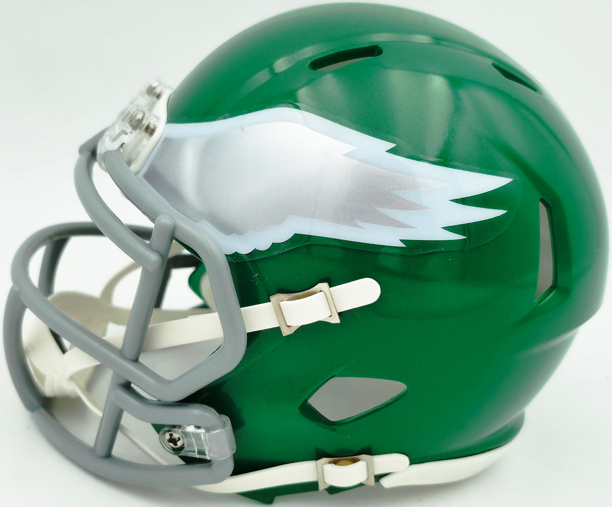 Jason Kelce Autographed Philadelphia Eagles Kelly Green 2023 Alternate Speed Mini Helmet PSA/DNA ITP Stock #262333