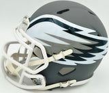 Jason Kelce Autographed Philadelphia Eagles AMP Gray Speed Mini Helmet PSA/DNA ITP Stock #262335