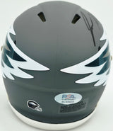 Jason Kelce Autographed Philadelphia Eagles AMP Gray Speed Mini Helmet PSA/DNA ITP Stock #262335