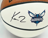 Kon Knueppel Autographed Official Spalding Charlotte Hornets White Logo Basketball Fanatics Holo Stock #262370
