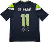 Seattle Seahawks Jaxon Smith-Njigba Autographed Blue Nike Jersey Size XL Fanatics Holo Stock #262364