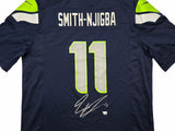 Seattle Seahawks Jaxon Smith-Njigba Autographed Blue Nike Jersey Size XL Fanatics Holo Stock #262364