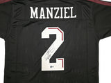 Texas A&M Aggies Johnny Manziel Autographed Black Jersey "Johnny F'cking Football" Beckett BAS Witness Stock #262053