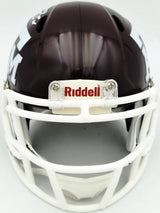 Johnny Manziel Autographed Texas A&M Aggies Maroon Speed Mini Helmet "12 HT" Beckett BAS Witness Stock #262059
