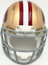 Deebo Samuel Autographed San Francisco 49ers Gold Speed Mini Helmet Fanatics Holo Stock #263019