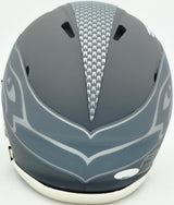Tory Horton Autographed Seattle Seahawks Slate Gray Speed Mini Helmet MCS Holo Stock #263041