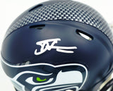 Tory Horton Autographed Seattle Seahawks Blue Super Bowl LX Champions Logo Speed Mini Helmet MCS Holo Stock #263046