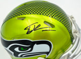 Tory Horton Autographed Seattle Seahawks Flash Green Speed Mini Helmet MCS Holo Stock #263047
