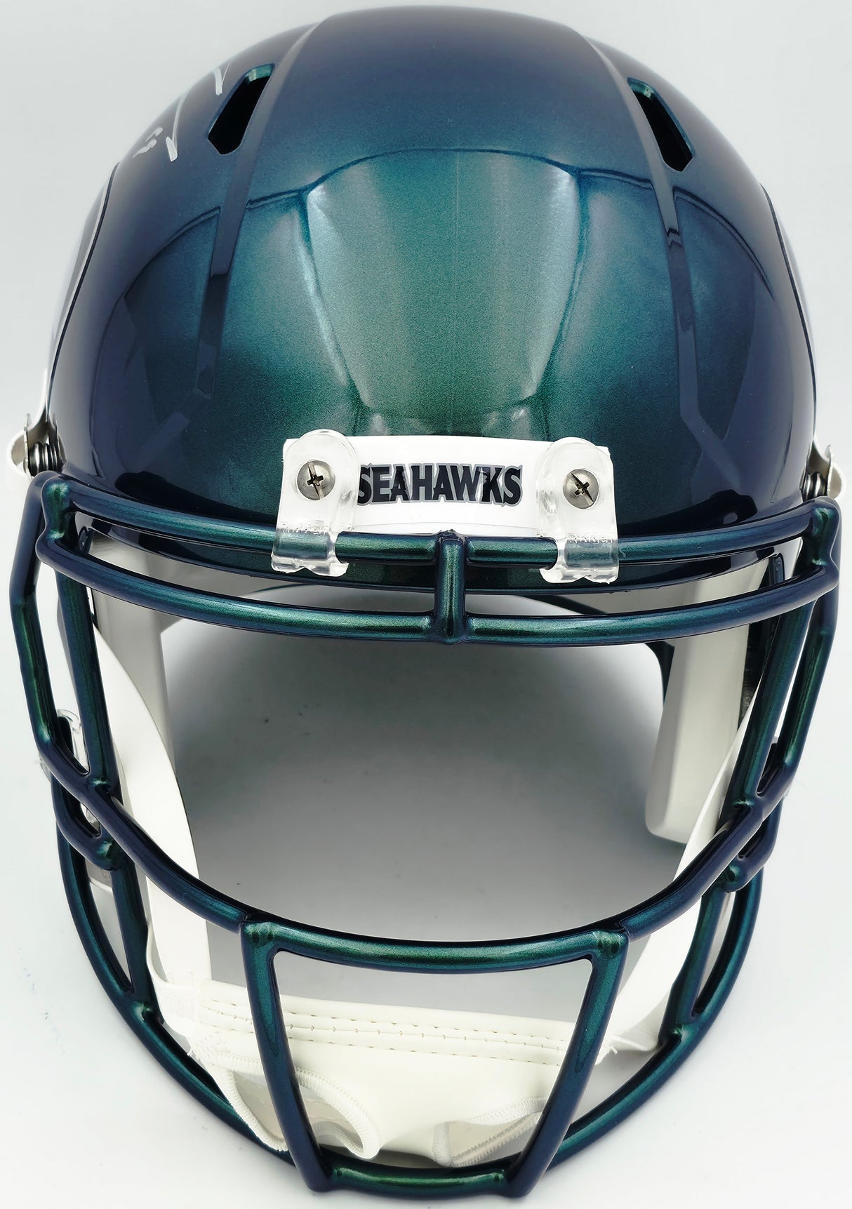 Leonard Williams Autographed Seattle Seahawks Full Size Rivalries Speed Helmet Beckett BAS Witness Stock #262963