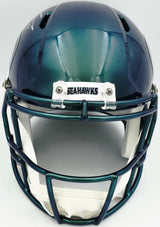 Leonard Williams Autographed Seattle Seahawks Full Size Rivalries Speed Helmet Beckett BAS Witness Stock #262963