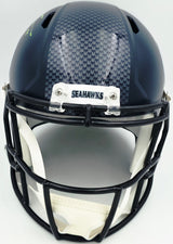 Leonard Williams Autographed Seattle Seahawks Blue Full Size Speed Replica Helmet Beckett BAS Witness Stock #262966